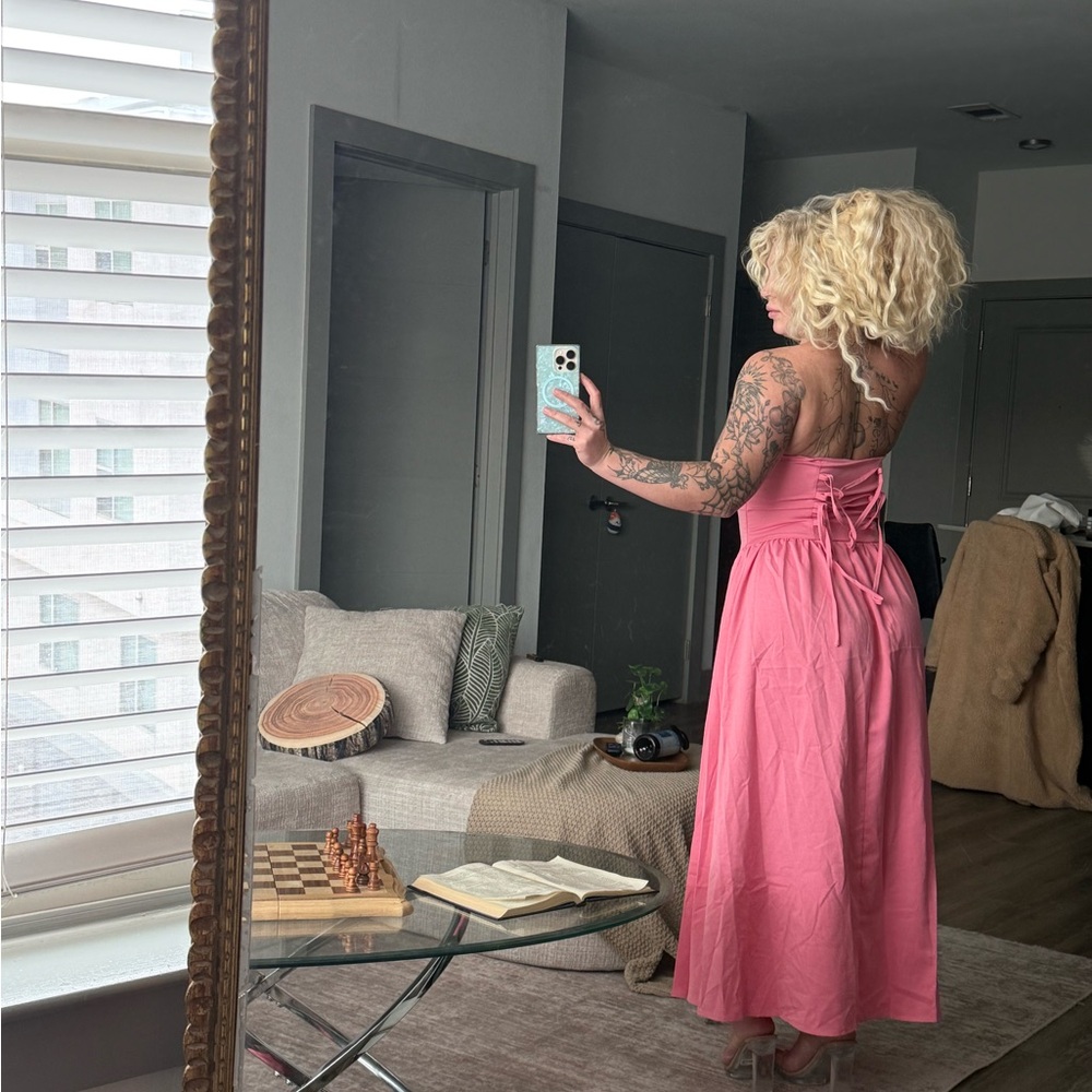 Pink Maxi Dress - Picture 2 of 3
